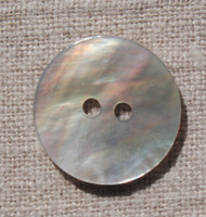 Valkoinen helmiäisnappi,  20 mm