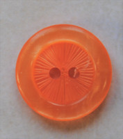 Oranssi nappi, 15 mm