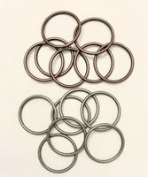 30 mm metallirengas, ohut, 3 väriä