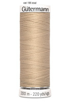 Gütermann ompelulanka 200m, väri 186 sisal