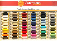 Gütermann puuvillaompelulanka, väri 2653 vadelmanpunainen