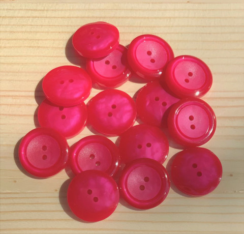 Punainen nappi, 21 mm 