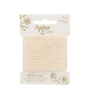 Anchor Linen pellavakirjontalanka, väri 02 luonnonvalkoinen