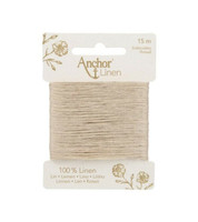 Anchor Linen kirjontalanka, väri 03 pellava