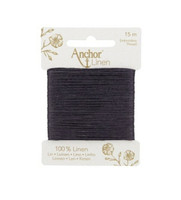 Anchor Linen kirjontalanka, väri 08 tummanharmaa