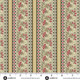 Koristeraidallinen puuvillakangas Lace Ruby 1356 NR