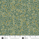 Vihreä pikkukukkakuvioinen puuvillakangas 100 T