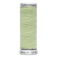 Gütermann Glowy 40, 100m, väri 7 vaaleanvihreä
