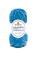 Happy Chenille samettilanka, väri 26 sininen