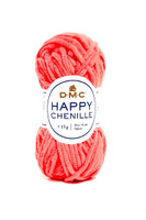 Happy Chenille samettilanka, väri 32 koralli