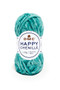 Happy Chenille samettilanka, väri 30 turkoosi
