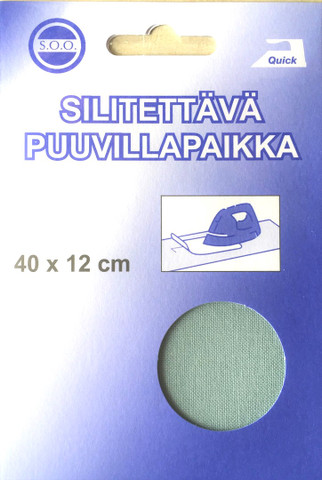 Silitettävä puuvillapaikka, harmaa