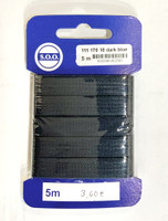 Kanttinauha 10 mm, 5 m pakkaus, tummansininen 