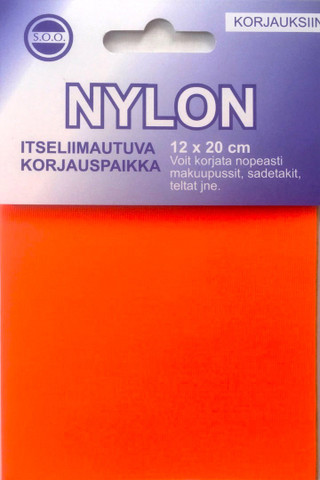 Itseliimautuva nylonpaikka, oranssi