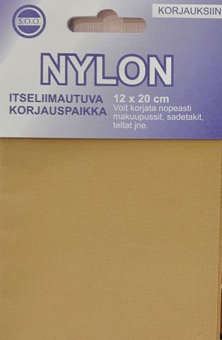 Itseliimautuva nylonpaikka, beige