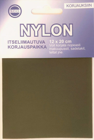 Itseliimautuva nylonpaikka, ruskea