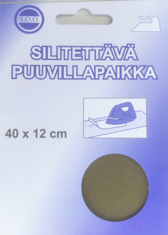 Silitettävä puuvillapaikka, maastonvihreä
