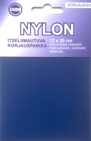 Itseliimautuva nylonpaikka, sininen