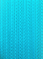 Kapea puuvillapitsi, leveys 13 mm, turkoosi