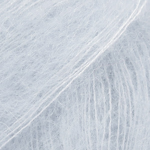 DROPS KID-SILK - Vaalean taivaansininen 07