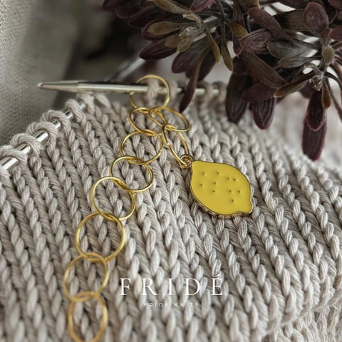 FRIDÉ KNITS - Rowcounter Lemon