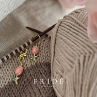 FRIDE´S KNITS - 2 pack Stitchmarkers Pink Tulip