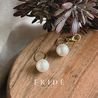 FRIDE´S KNITS - 2 pack Stitchmarkers White Pearl