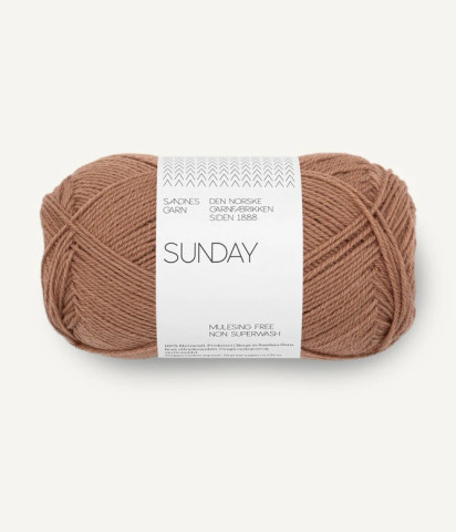 Sandnes Garn SUNDAY, Mocca Mousse 3342