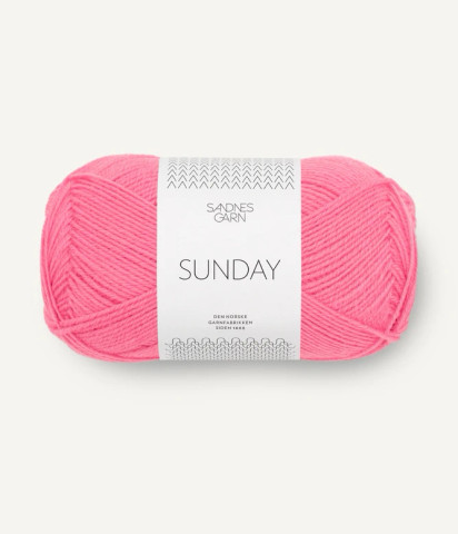 Sandnes Garn SUNDAY, Bubbelgum pink 4315