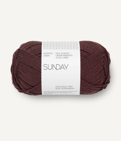 Sandnes Garn SUNDAY, Dark Fudge 4381