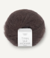 Sandnes Garn Tynn Silk Mohair, Tumma suklaa 3880