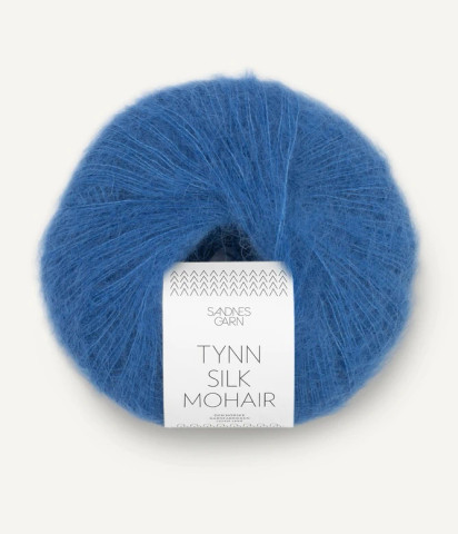 Sandnes Garn Tynn Silk Mohair, Regatta blå 6044