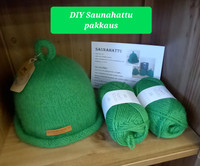 DIY Saunahattu pakkaus - KAJ Vihreä