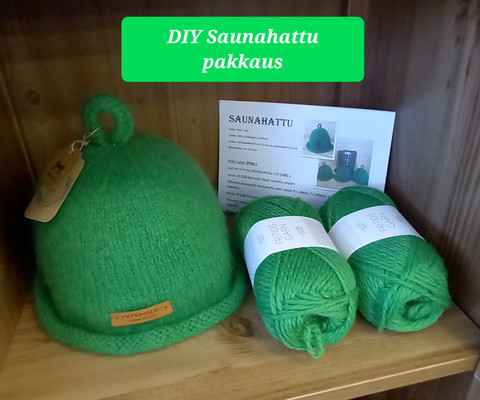 DIY Bastuhatt paket - KAJ Grön