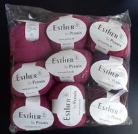 Fyndhörnan - Esther 9 st, 7 st cherise och 2 st plommon