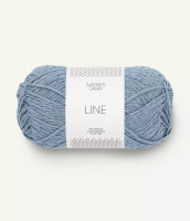 Sandnes Garn Line, sininen hortensia 6032