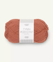 Sandnes Garn Tynn Peer Gynt, vaalea kupari 3535