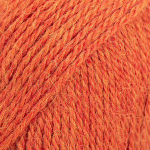 DROPS ALPACA - Oranssinkirjava 2925