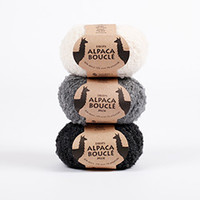 DROPS ALPACA BOUCLE - Naturvit 0100