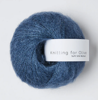 Knitting for Olive Soft Silk Mohair Blue Jeans