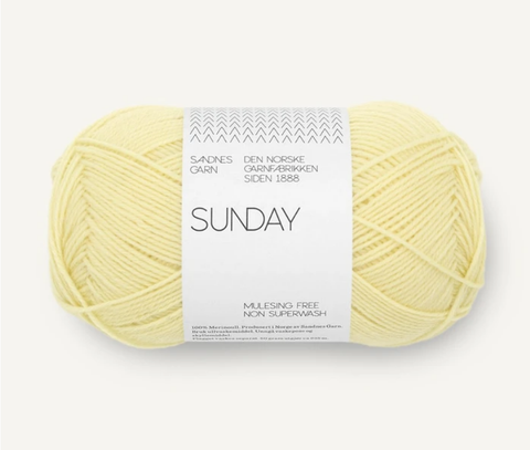 Sandnes Garn SUNDAY, Lemonade 9602