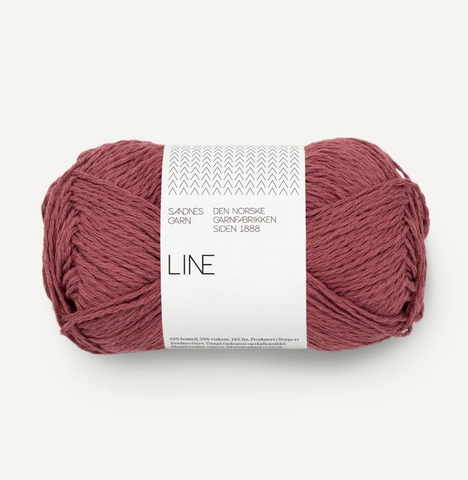 Sandnes Garn Line, Rustic Rose 4353
