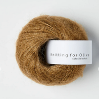 Knitting for Olive Soft Silk Mohair Camel