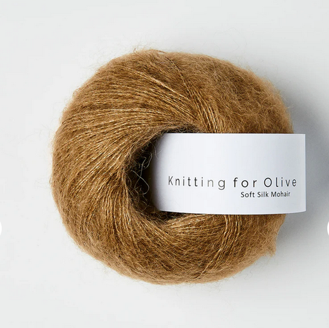 Knitting for Olive Soft Silk Mohair Camel