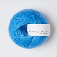 Knitting for Olive Soft Silk Mohair Poppy Blue