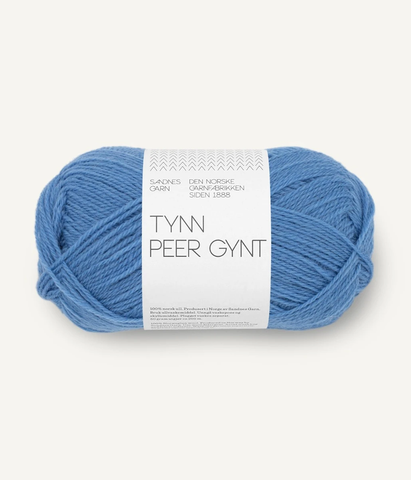 Sandnes Garn Tynn Peer Gynt, Regatta Blue 6044