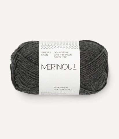 Sandnes Merinovilla, Charcoal Melange 1065