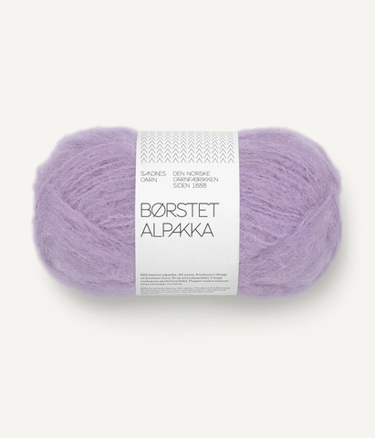 Sandnes Garn Børstet Alpakka, Violet Whisper 5043