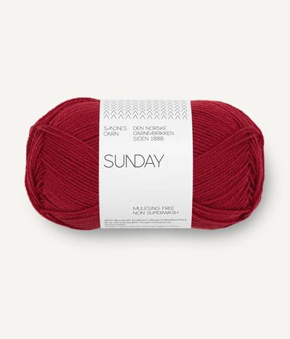 Sandnes Garn SUNDAY, Deep Red 4236