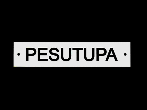 PESUTUPA-kilpi
